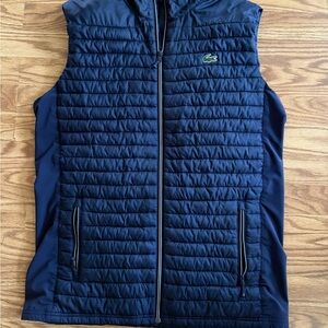 Lacoste light puffer jacket vest spring vest